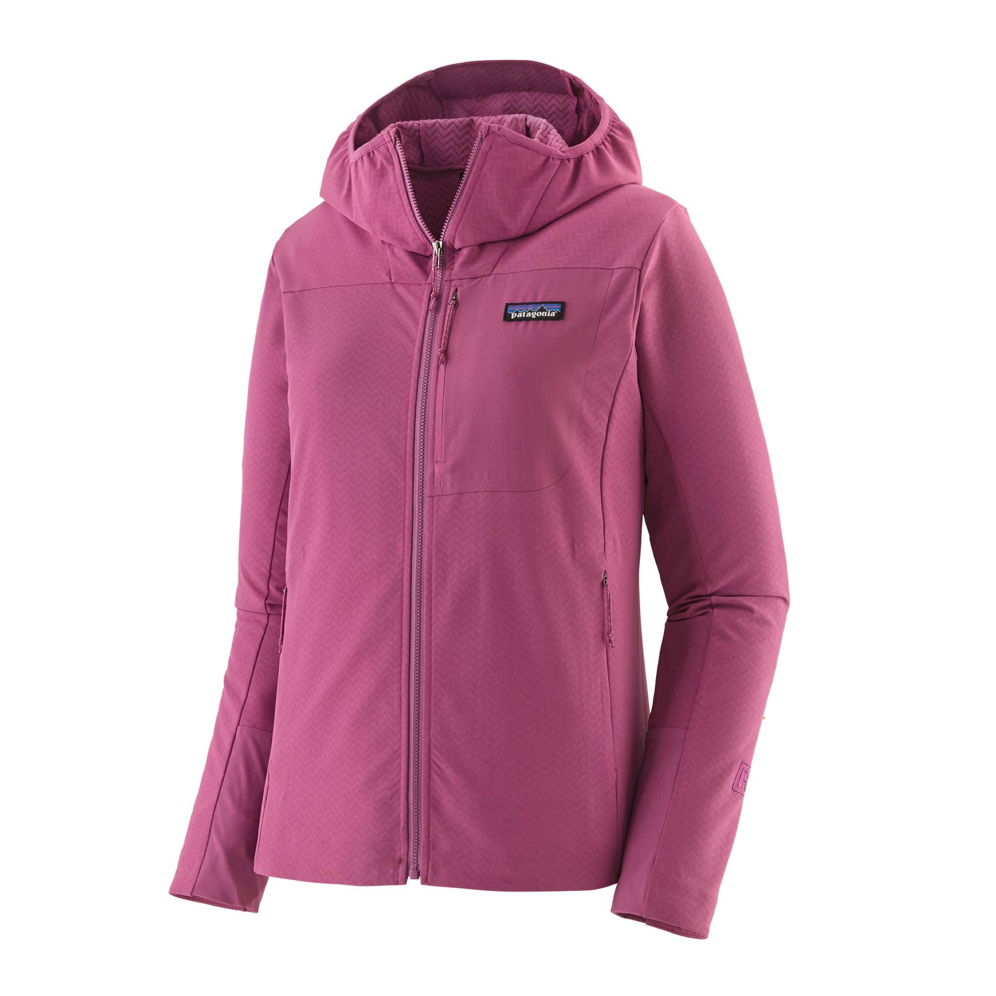 Patagonia-R1 CrossStrata Hoody Women's-X-Small-Faded Magenta-Clothing