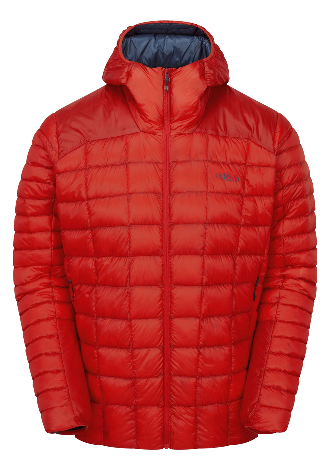 Dark Horizon red RAB Mythic Alpine Light men's jacket on white background