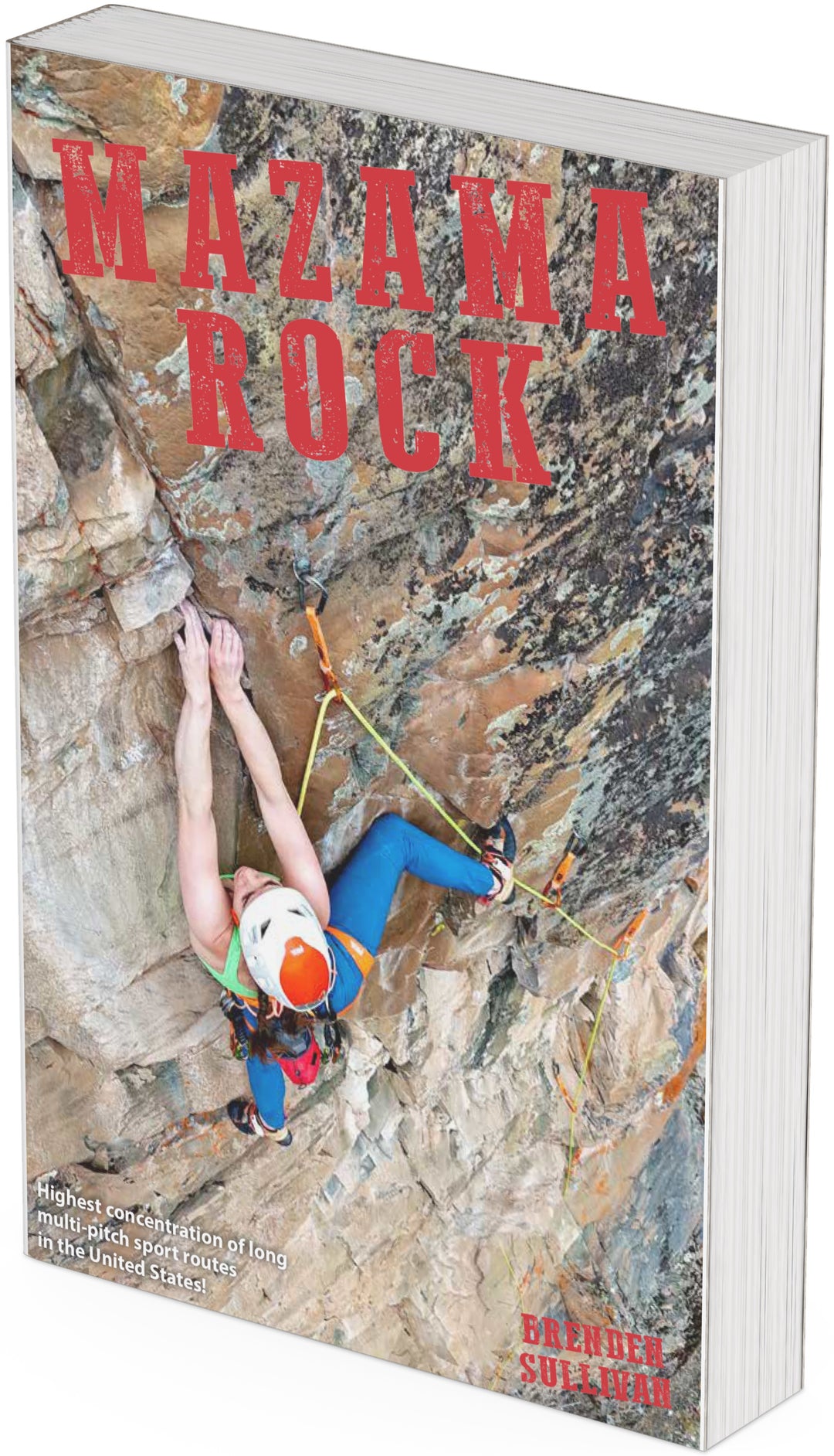 Studio photo of Mazama Rock climbing guide book