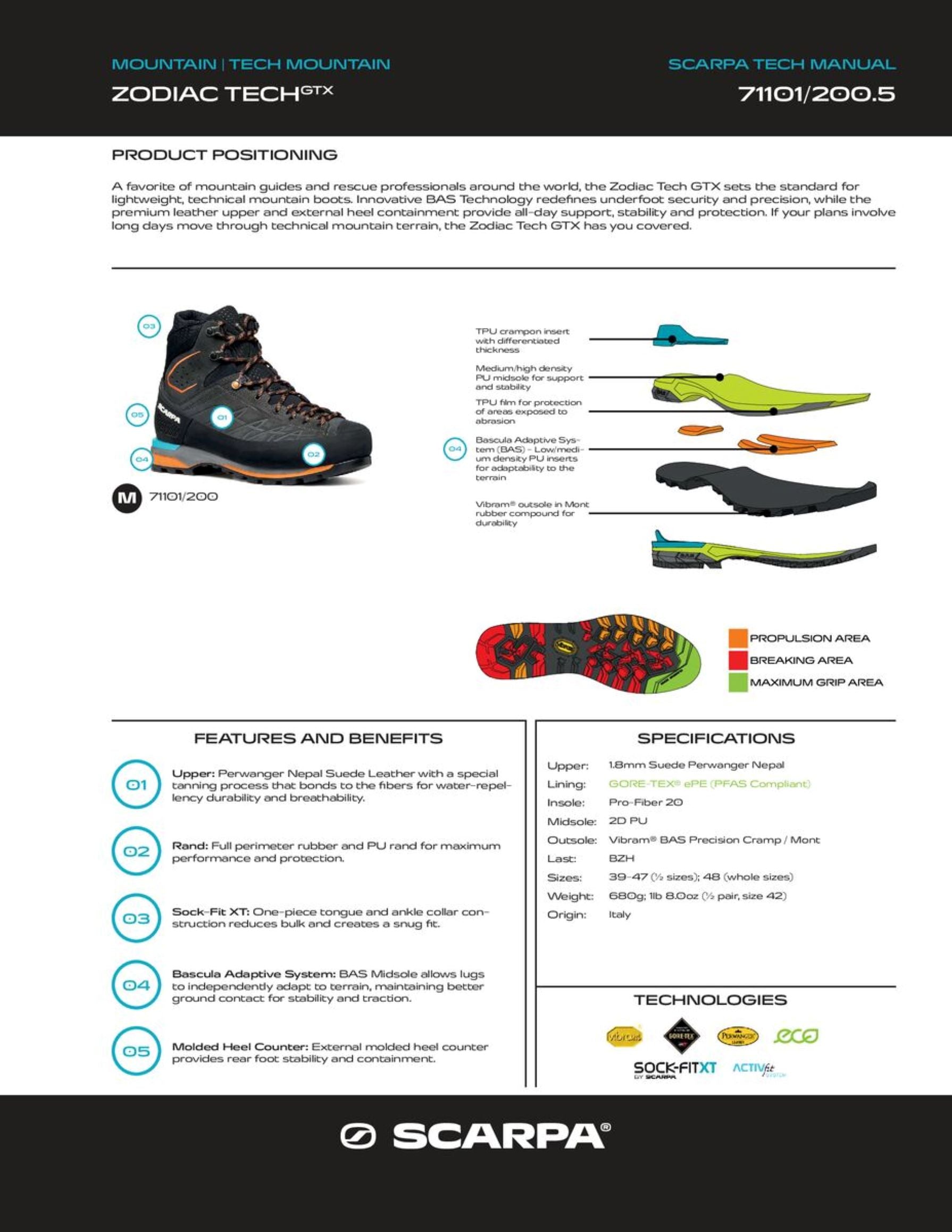 Zodiac Tech GTX Men's – Feathered Friends