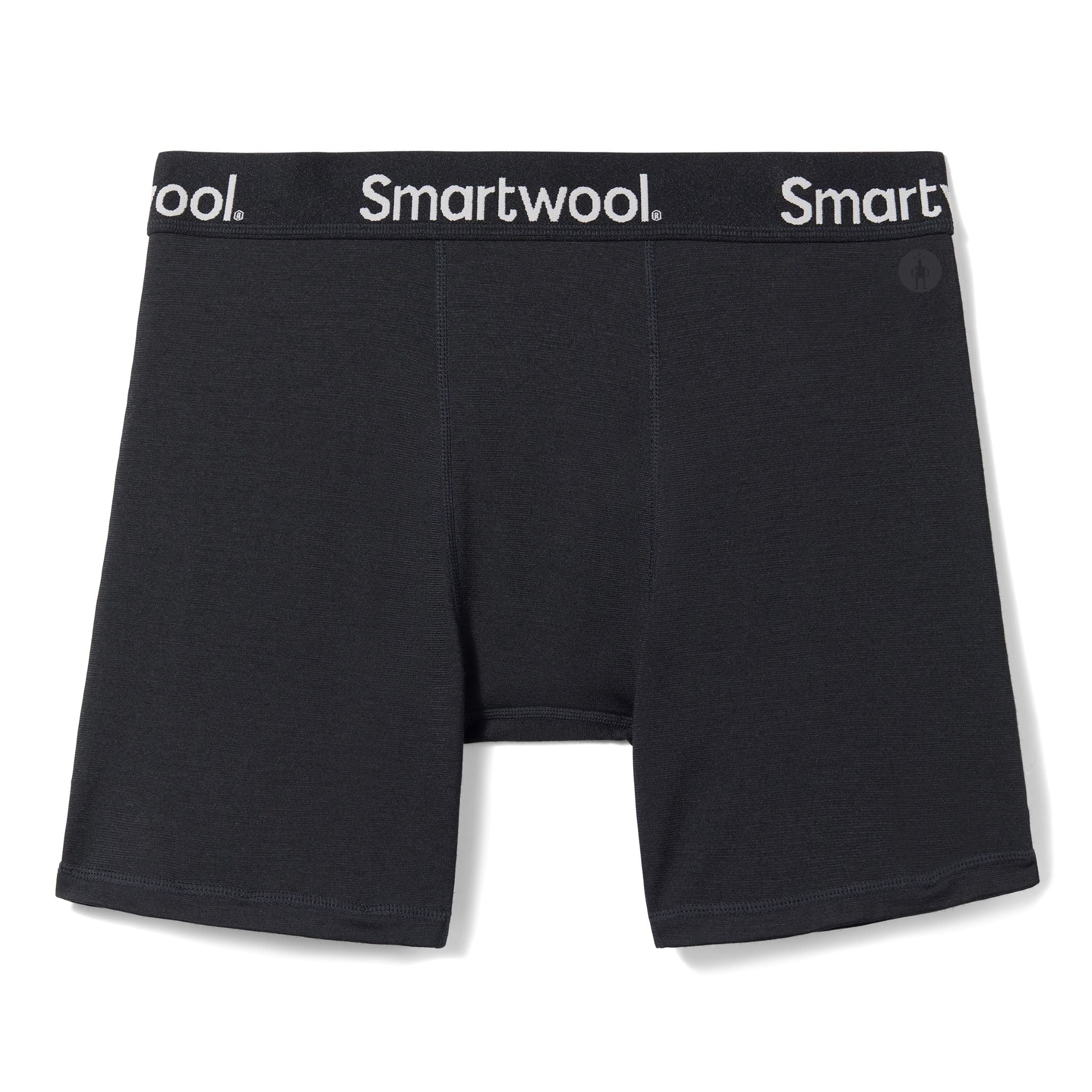 Smartwool-Active Boxer Brief Men's-Clothing-Black