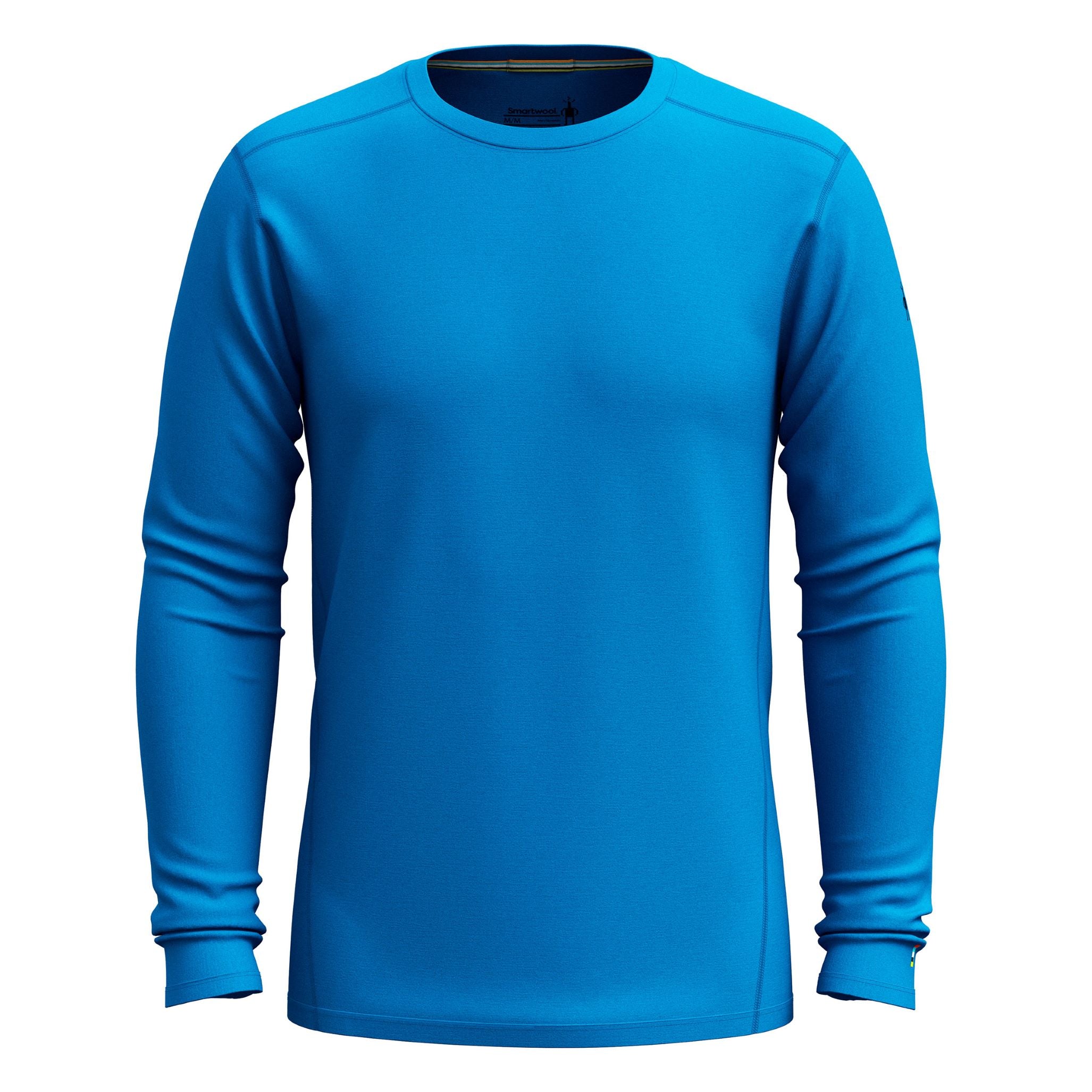 Smartwool-Classic All-Season Merino Base Layer Long Sleeve Men's-Clothing-Nival Blue