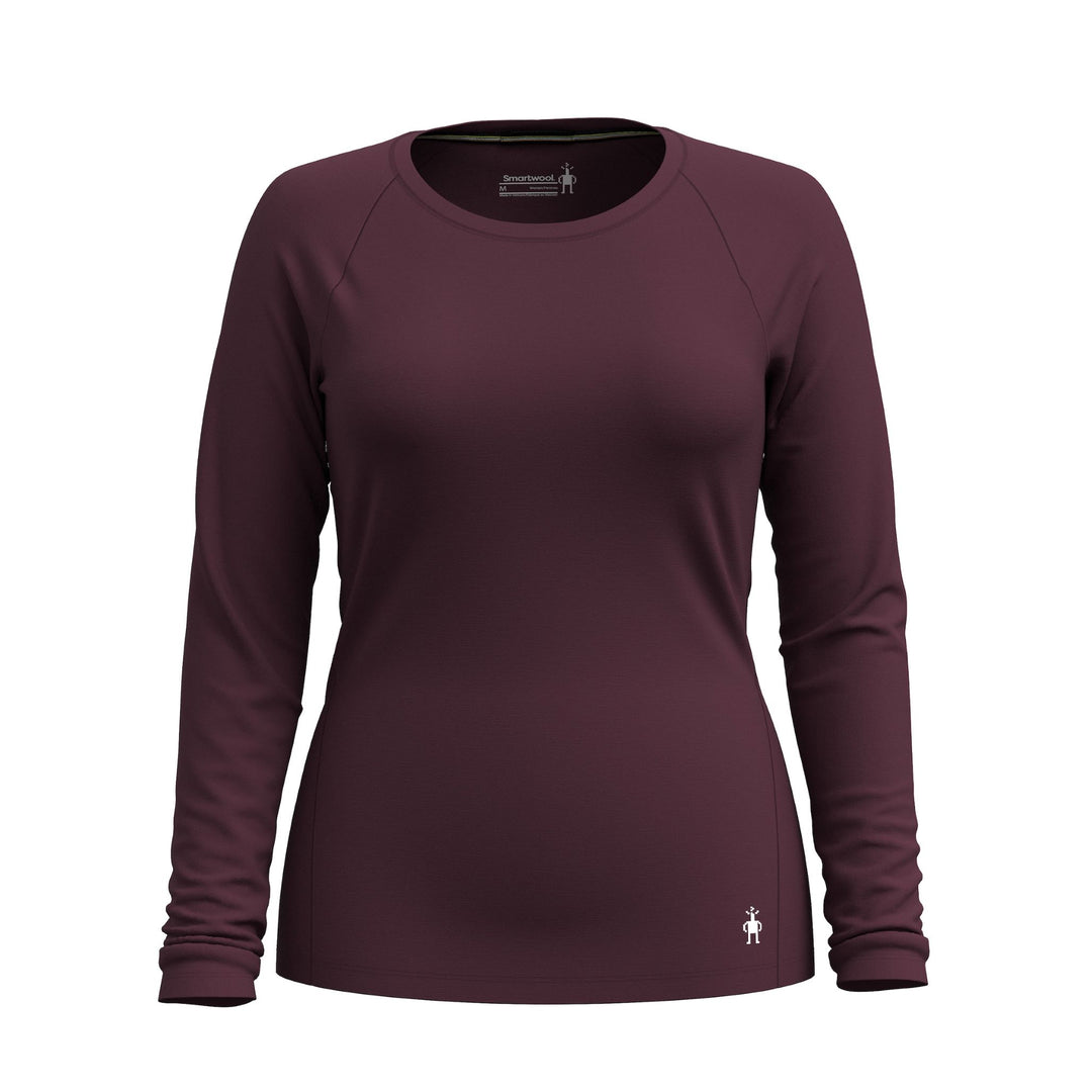 Smartwool-Classic All-Season Merino Base Layer Long Sleeve Women's-Clothing-Eggplant