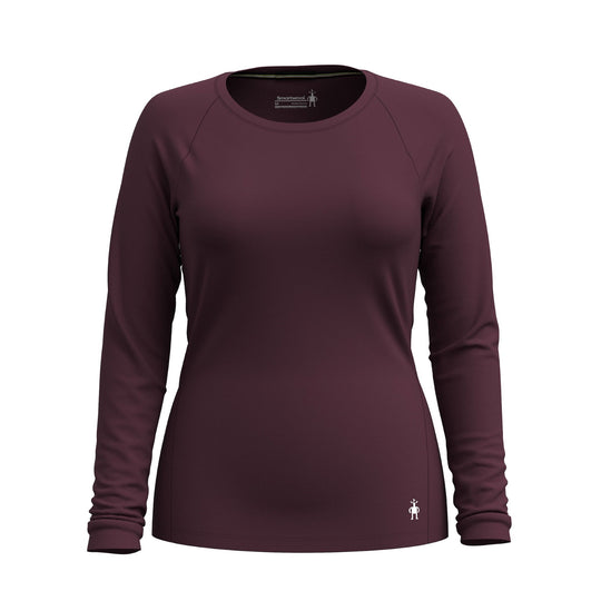 Smartwool-Classic All-Season Merino Base Layer Long Sleeve Women's-Clothing-Eggplant