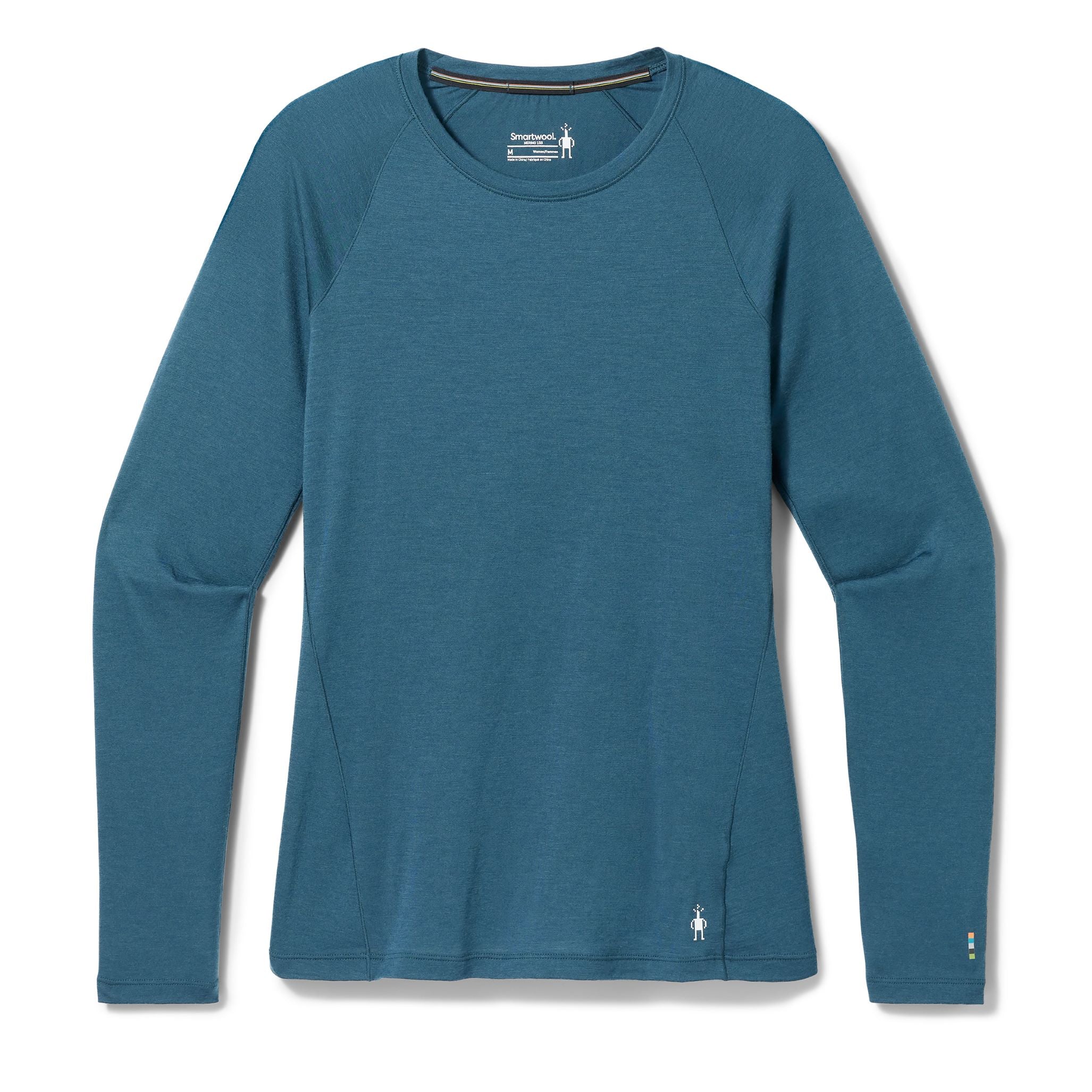 Smartwool-Classic All-Season Merino Base Layer Long Sleeve Women's-Clothing-Twilight Blue
