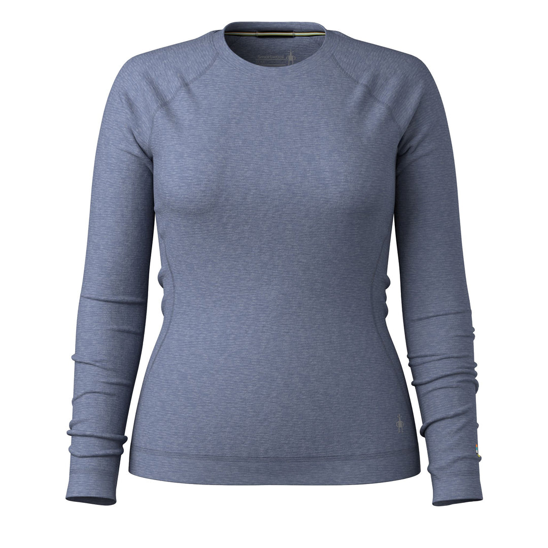 Smartwool-Classic Thermal Merino Base Layer Crew Women's-Clothing-Nightfall Blue Heather