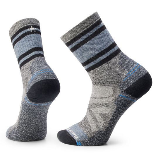 Smartwool-Hike Full Cushion Lolo Trail Crew Socks Men's-Footwear-Ash-Charcoal