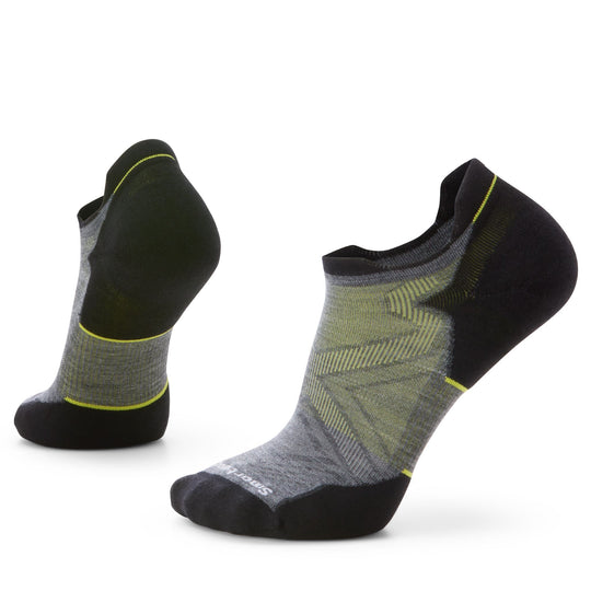 Smartwool-Run Targeted Cushion Low Ankle Socks Men's-Footwear-Medium Gray