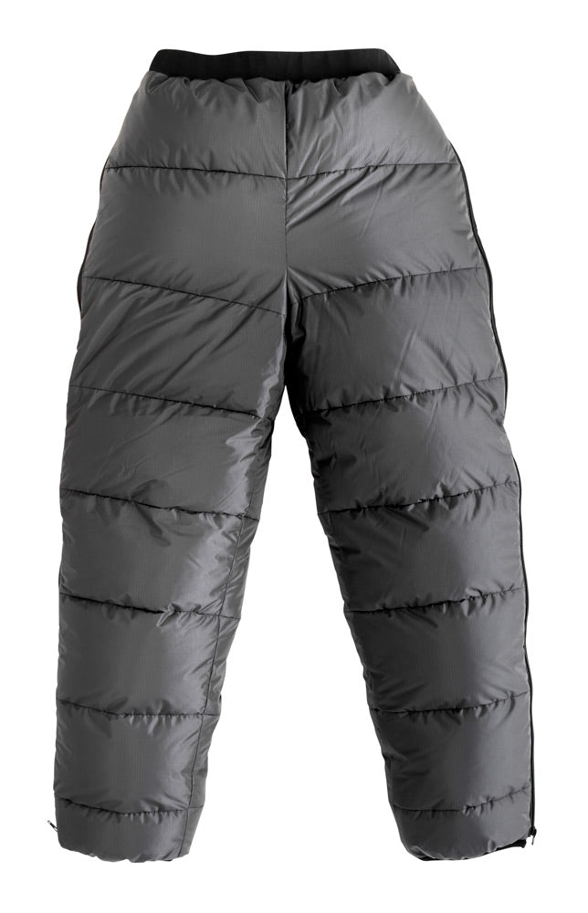 Studio lay flat image of shale gray Volant Down pants