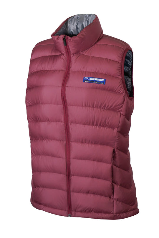 Feathered Friends Women's Eos Down Vest Beet Color