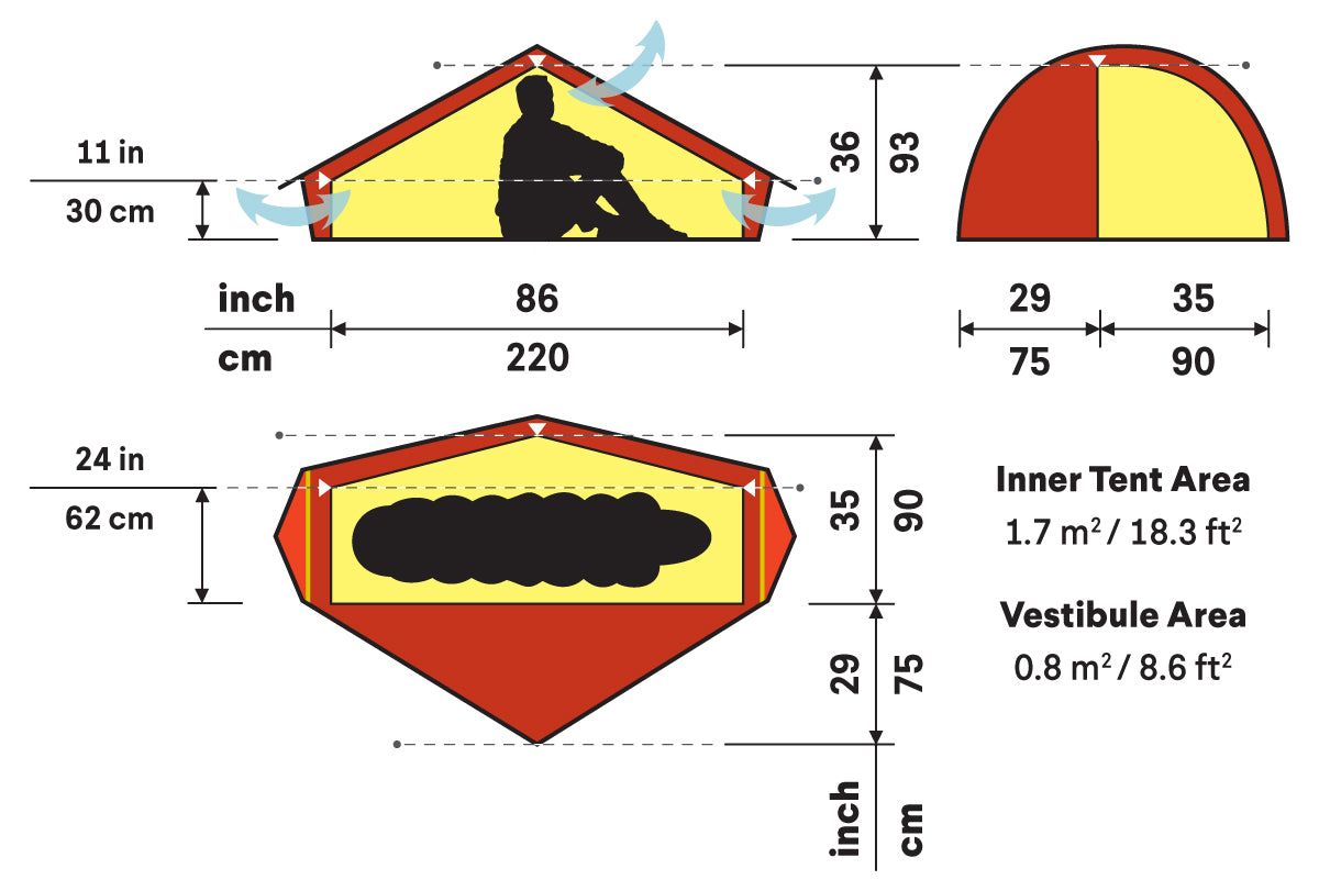 Hilleberg Akto 1 Person Tent – Feathered Friends