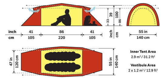 Kaitum 2 Person Tent