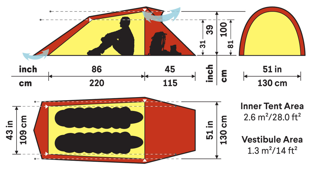 Nallo 2 Person Tent Feathered Friends