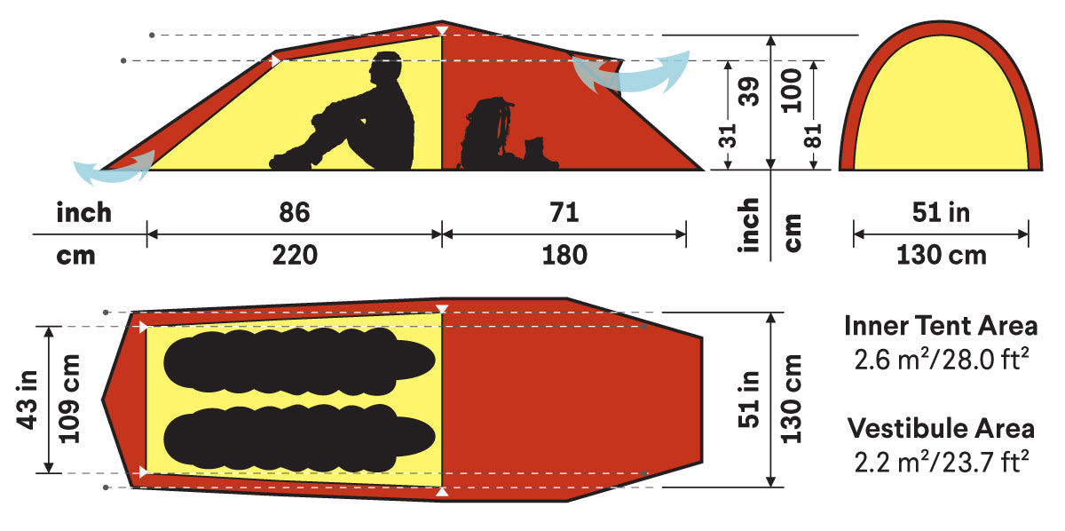 hilleberg nallo 2 tent Hilleberg Nallo 2 GT Mountaineering Tent, Red