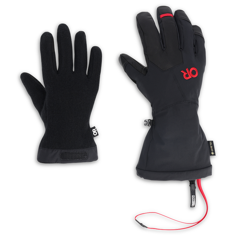 Outdoor Research GORE-TEX Basic 2024 Mitt Shell Gloves L SympaTex Wrist Black