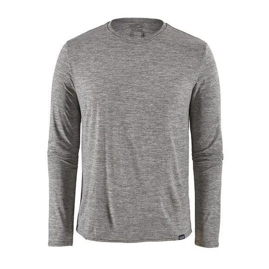 Long-Sleeved Capilene Cool Daily Shirt Men's-Clothing-Patagonia-Feather Grey