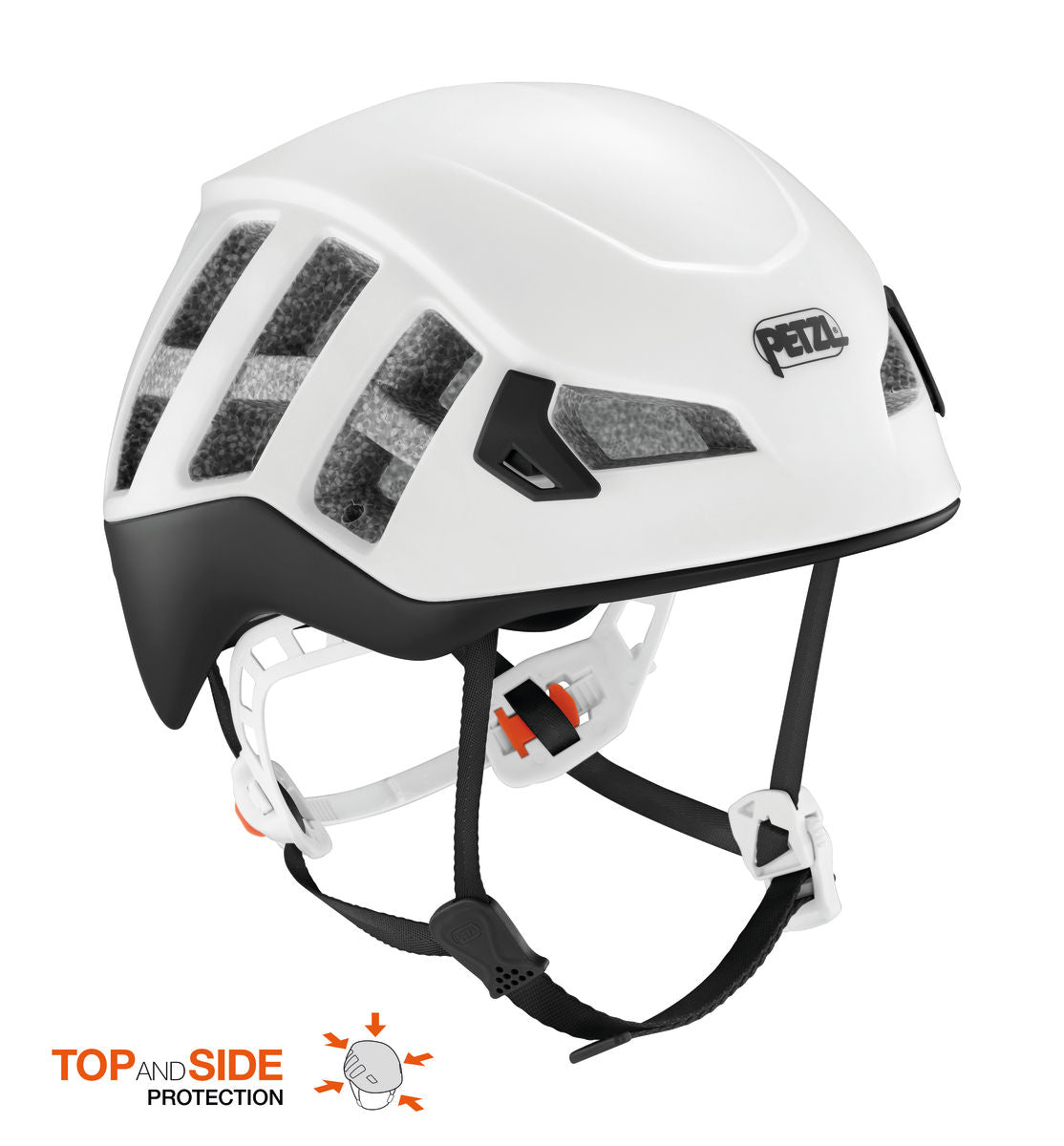 Petzl-Meteor Helmet-Climbing Helmet-S/M-White/Black