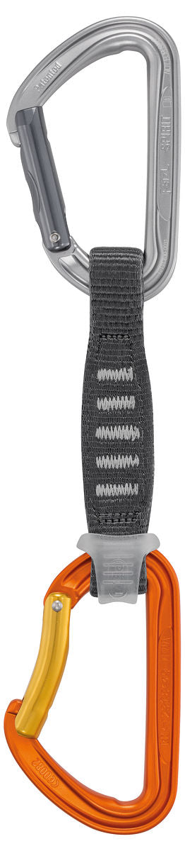 Petzl-Spirit Express Quickdraw-Climbing Carabiner-12cm-