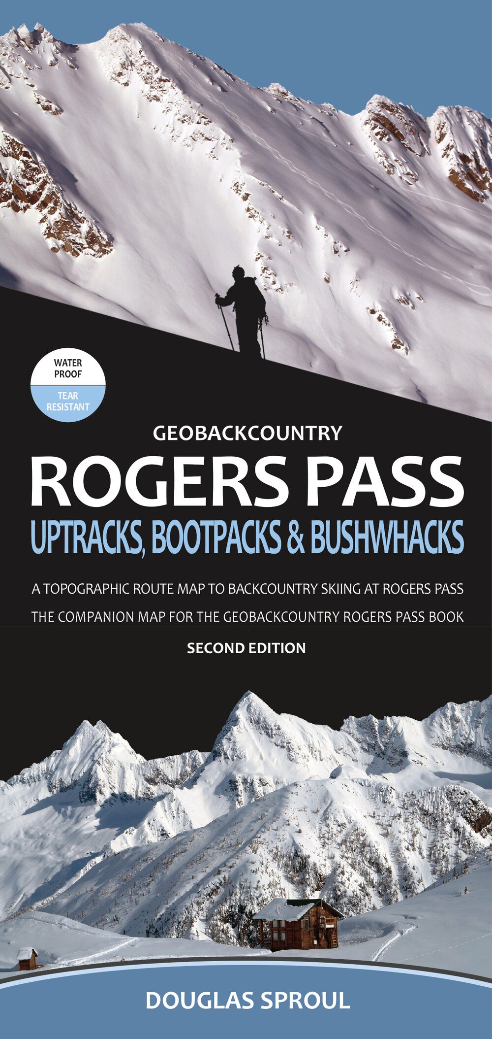 Geobackcountry Rogers Pass guide map cover