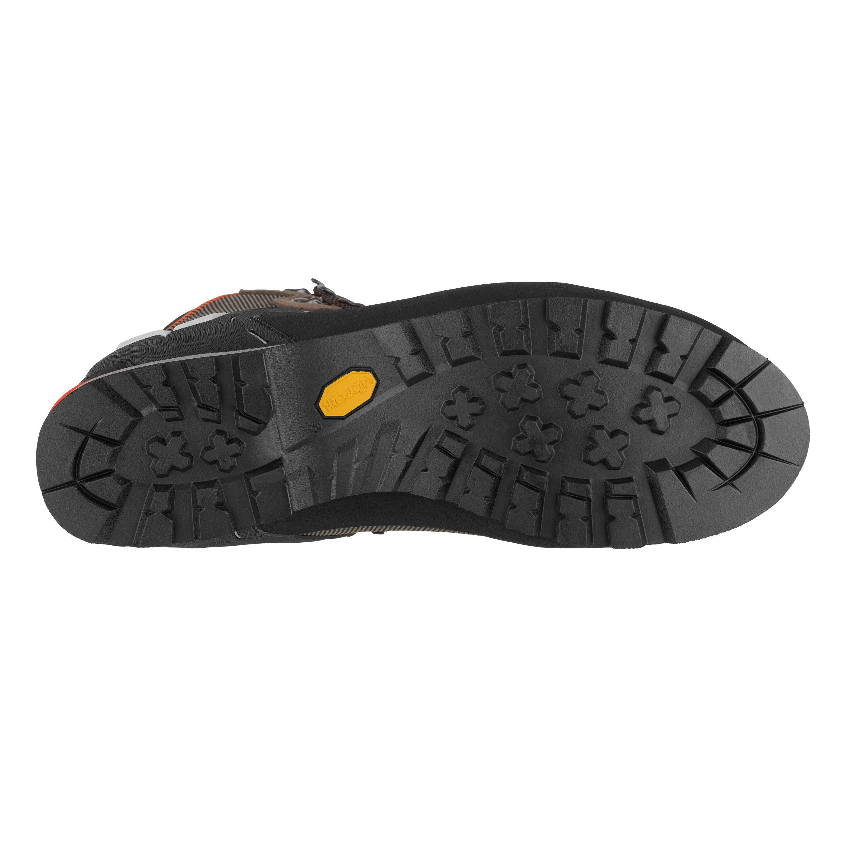 Salewa Men's Crow GTX Waterproof Gore-Tex Trail Boots for Trekking, Climbing, ＆ Mountaineering - Wallnut/Fluo Orange - 8.5 Salewa Mens Crow Gtx Waterproof Gore Tex Trail Boots Trekking