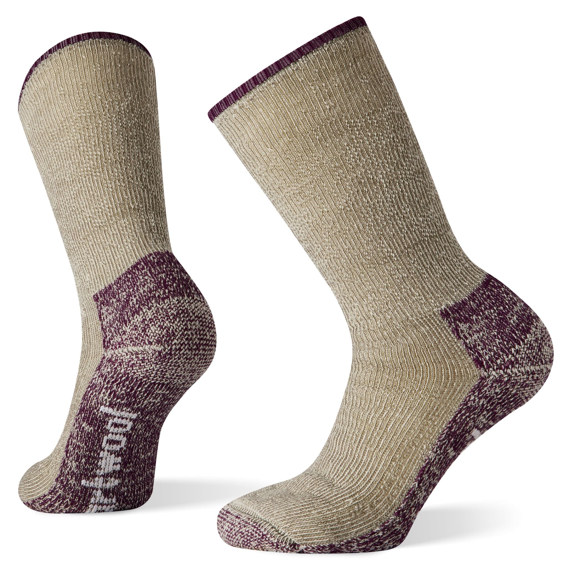 Smartwool-Classic Mountaineer Edition Maximum Cushion Crew Socks Women's S25-Footwear-Taupe